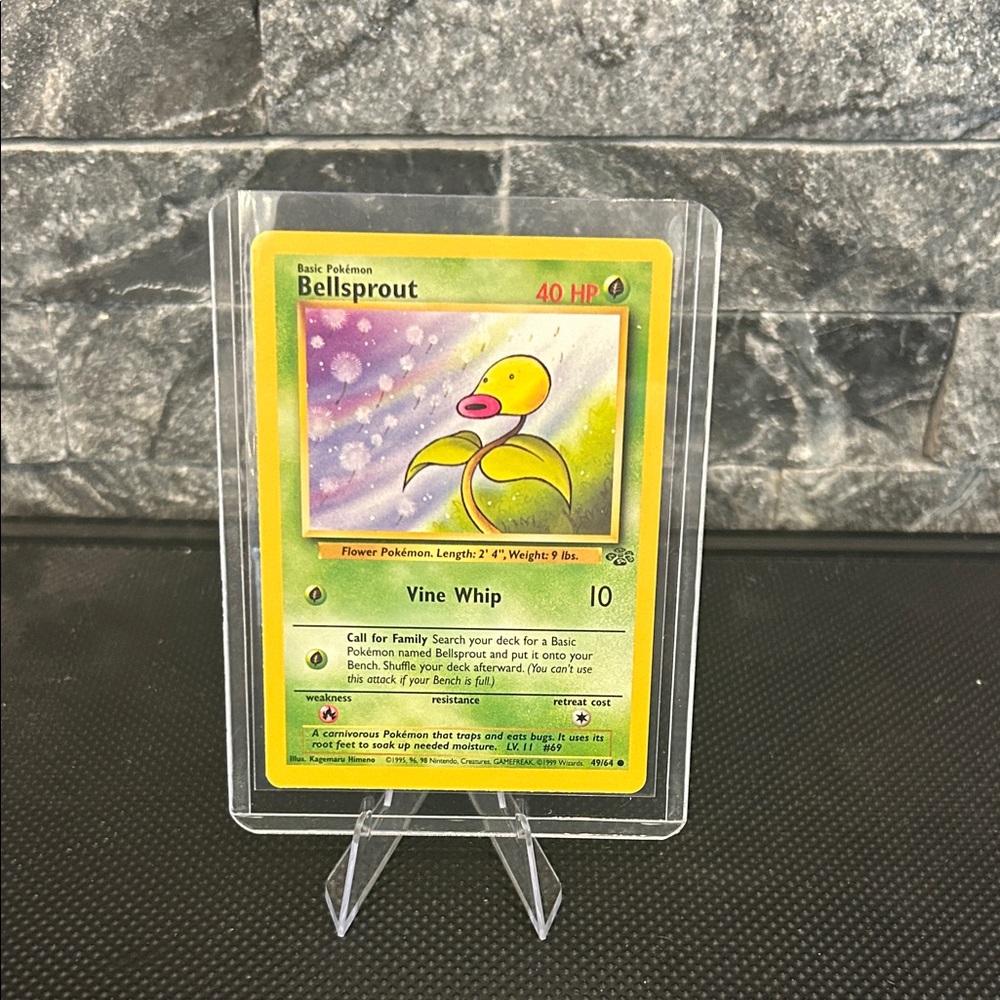 Pokemon 49/64 Bellsprout 1999‎ Vintage card from the Jungle Set. Mint/Near Mint